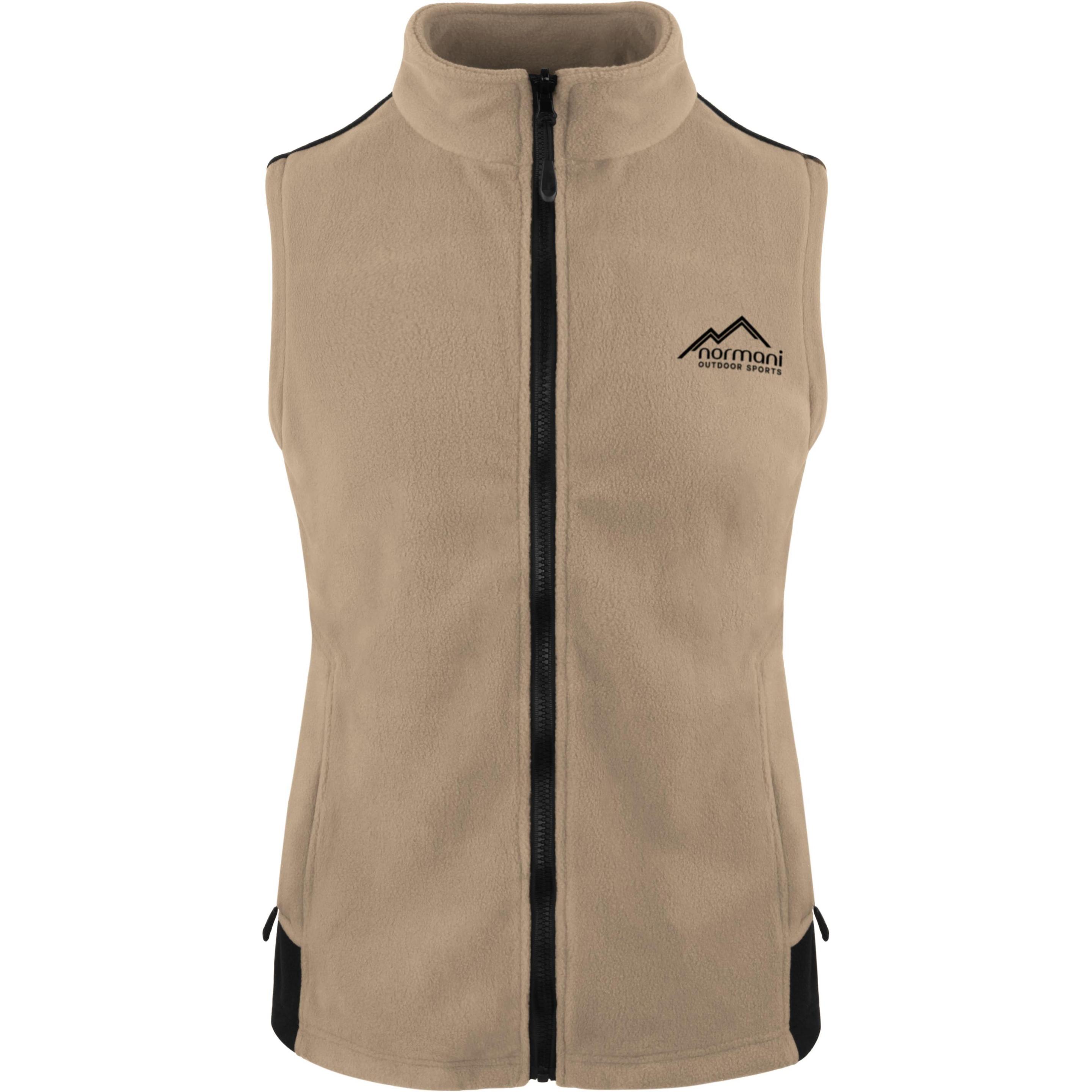 Thumbnail - Normani, Damen, Weste, Damen Fleeceweste Barrie - 1315, Beige, (4XL)