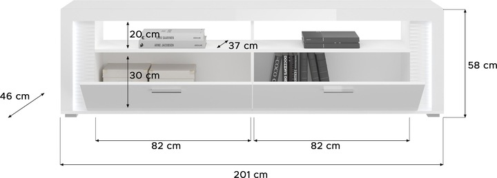 Immagine prodotto Xonox Home Lucernario (201 x 46 x 58 cm)