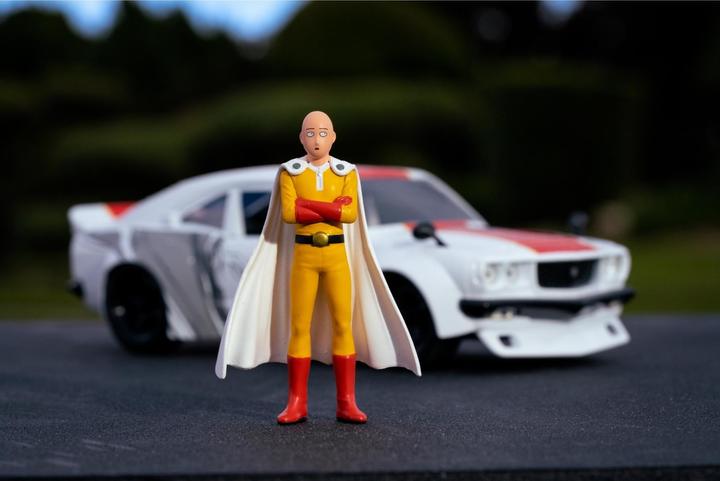 Actual product image Jada One Punch Man 1974 Mazda RX-3 1:24