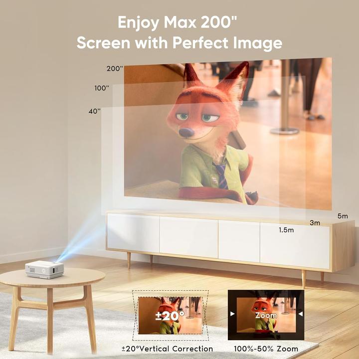 Actual product image Yooyaa Mini Video Projektor