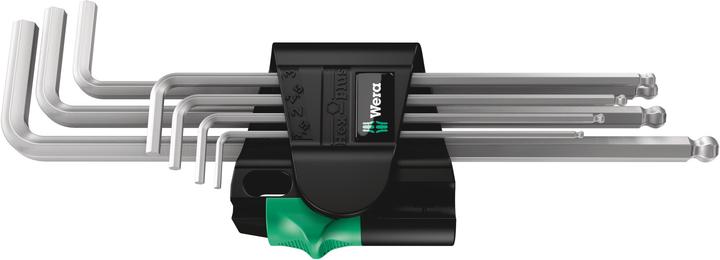 Productafbeelding Wera 950/7HexPlusMagneethoeksleutelsetmetrisch frameverchroomd