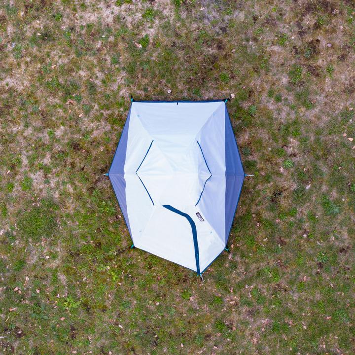 Actual product image Quechua MH100 FRESH & BLACK (Dome tent, 3 kg, 2 persons)