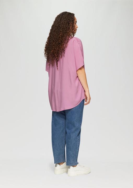 Actual product image S.Oliver Bluse Loose-Fit-Bluse mit Stehkragen (44)