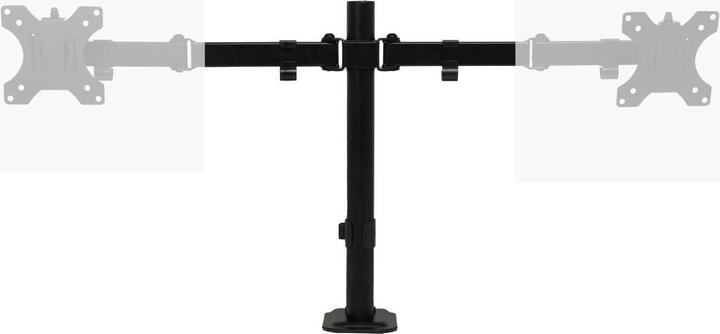 Actual product image Hermex Monitor arm 2 monitors Double monitor mount Table mount (Table, 27")