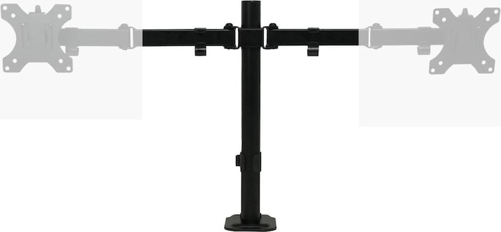 Hermex Monitorarm 2 Monitore Doppel-Monitorhalterung Tischhalterung (Tisch, 27")