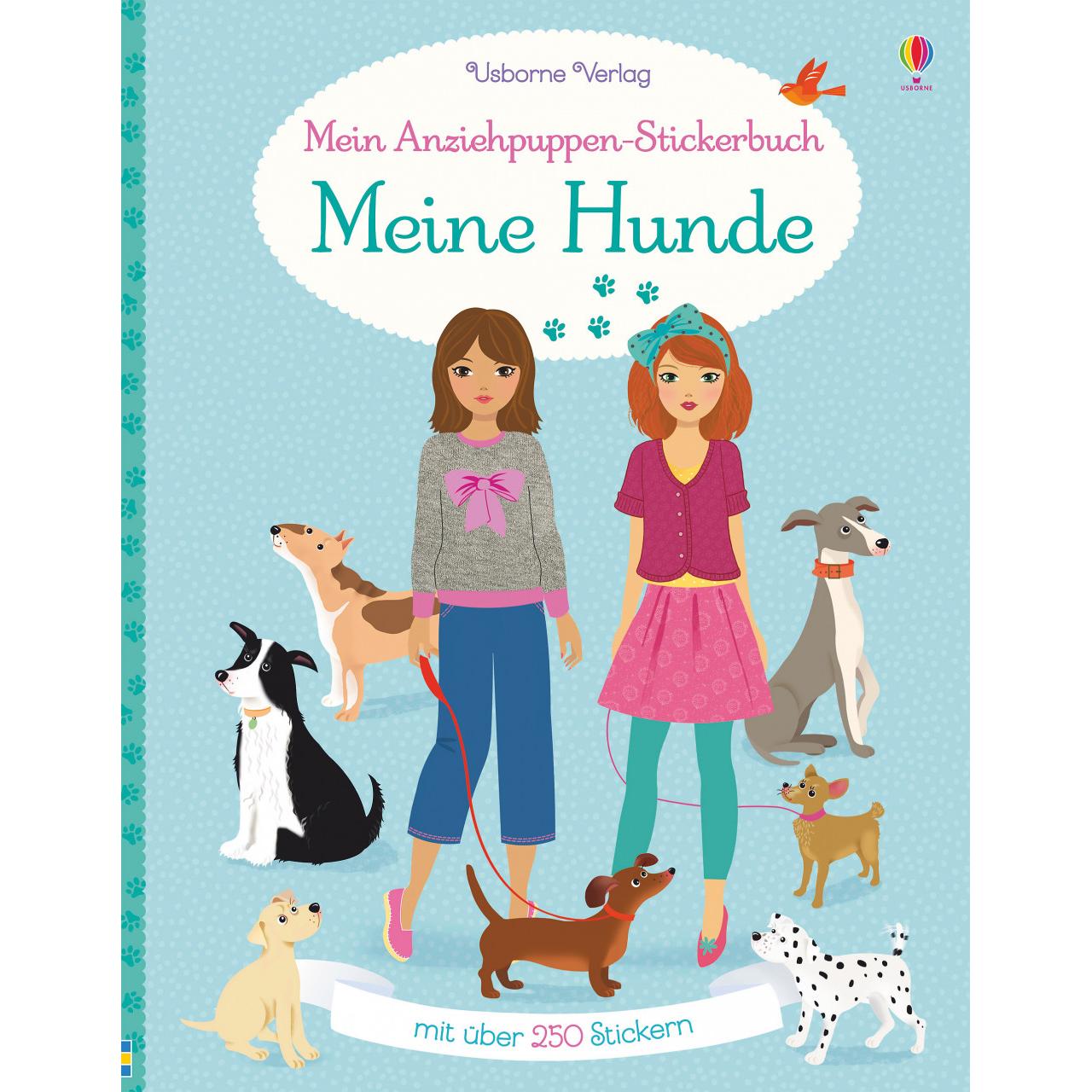 Usborne Publishing, Sticker, Mein Anziehpuppen-Stickerbuch: Meine Hunde