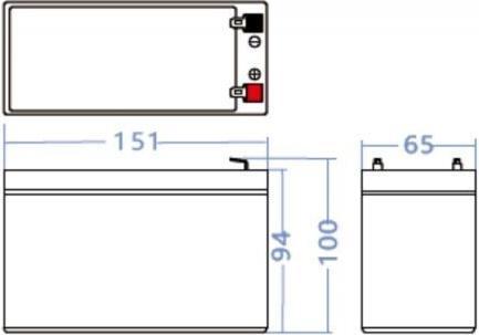Produktbild GreenCell AGM46 (12 V, 8 Ah)