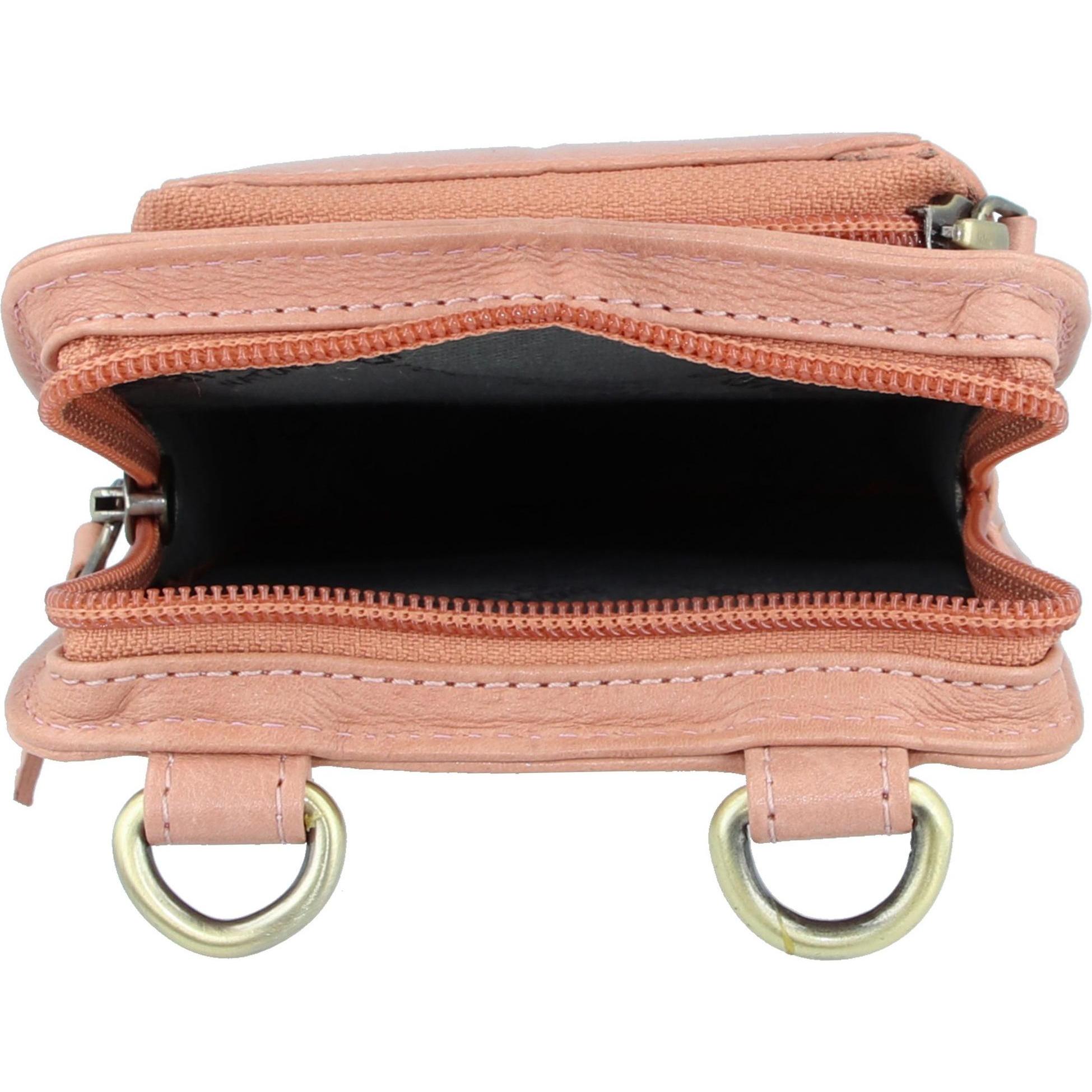 Thumbnail - Greenland Nature, Handtasche, Nature Soft Handytasche Geldbörse Leder 11 cm, Pink