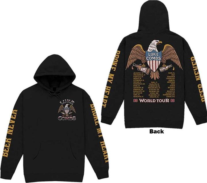 Immagine prodotto Luke Combs Tour 23 Eagle (Felpa con cappuccio) (S)