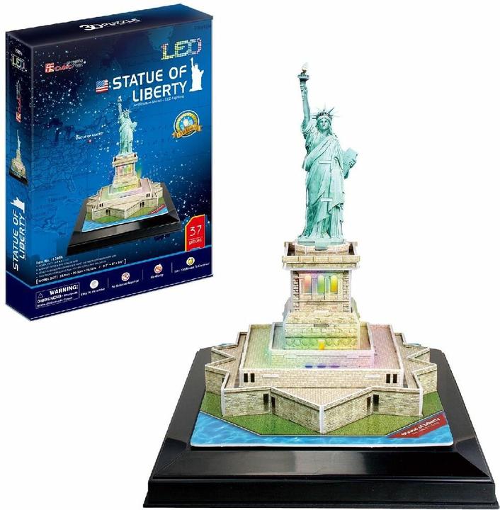 Produktbild Cubicfun 3D Puzzle Freiheitsstatue (Licht) (37 Teile)