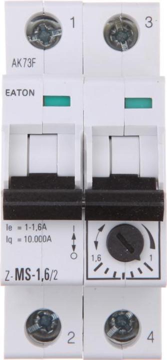 Actual product image Eaton Motor protection switch, 1-1.6 A, 2p 248394