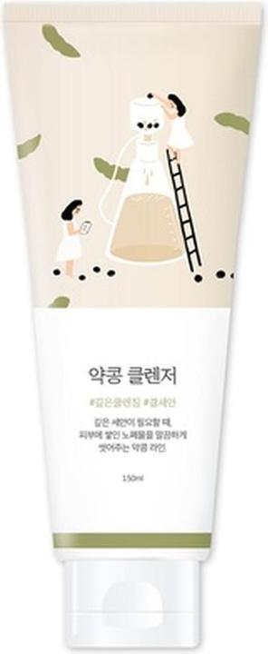 Round Lab Soybean Nourishing Cleanser Scrub Foam Sanfte Peeling Entfernt Mitesser und überschüssiges Sebum (Reinigungspeeling, 150 ml)