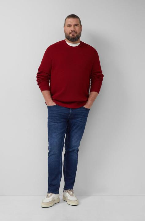 Produktbild s.Oliver Strickpullover Strukturmix-Pullover aus reiner Baumwolle (4XL)