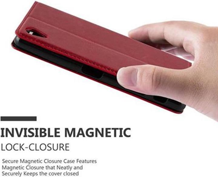 Actual product image Cadorabo Book Invisible Magnet Cover (Sony Xperia X)