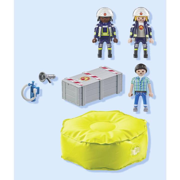 Immagine prodotto Playmobil Vigili del fuoco con cuscini d'aria (71465, Playmobil Sport e azione)