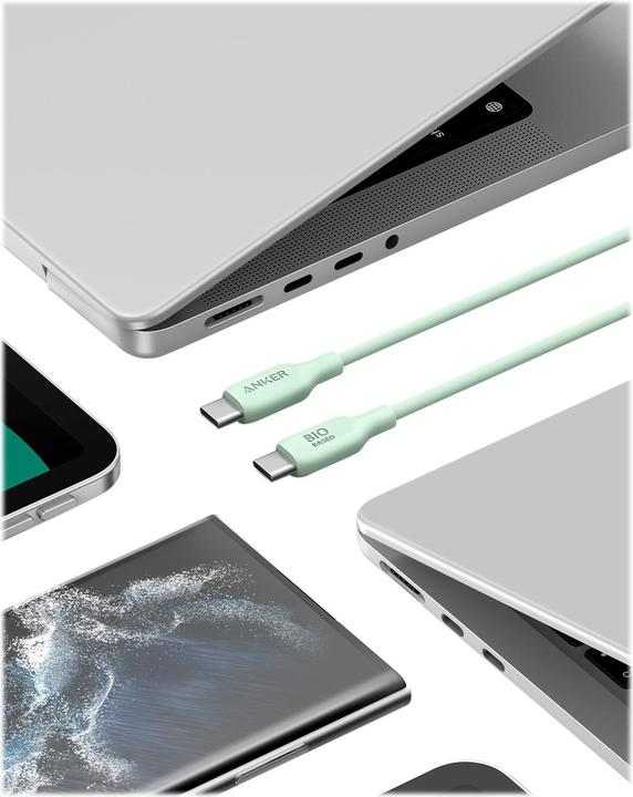 Immagine prodotto Anker 543 Bio-TPU ecologico, C-C, 6 piedi (1.80 m, USB 2.0, 100 W)