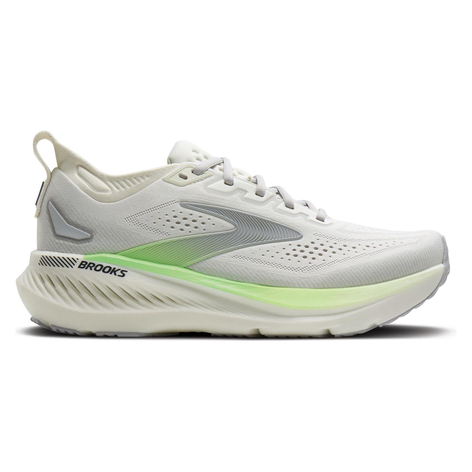 Brooks Running, Mannen, Hardloopschoenen, Brooks Glycerin Gts 23 - Grey/Green/Black (44.5), Groen, Veelkleurig, Zwart, Grijs