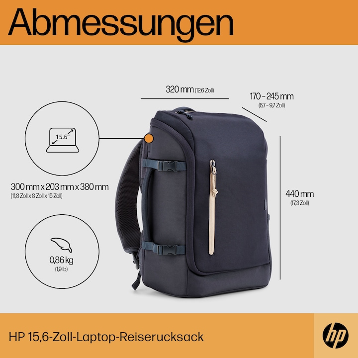 Actual product image HP Travel (25 l)