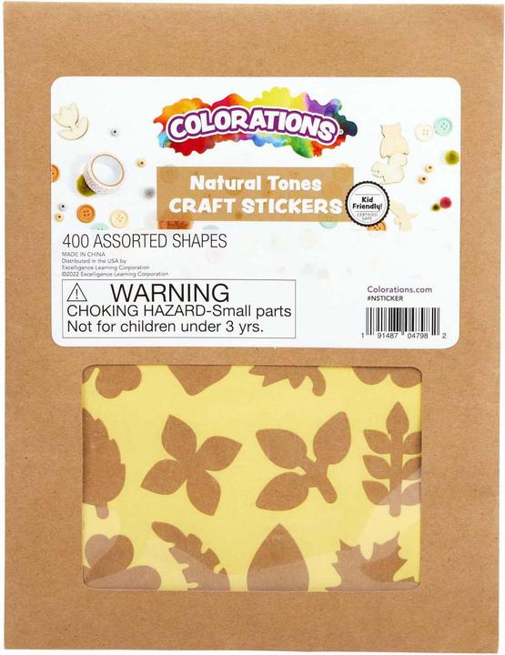 Image du produit Colorations – Botanische Bastelaufkleber, 400 Stk.