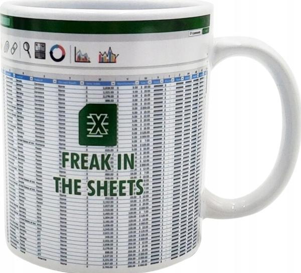 Actual product image Thumbs Up Mad Monkey mug "Freek in the Sheets" 300ml white (300 ml, 1x)