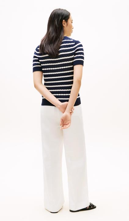 Produktbild Tommy Hilfiger Co Cable Mid Gg Ss C-Nk Swt (XL)