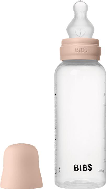 Actual product image Bibs Anti Colic Bottle Silicone 270 ml Medium Flow Blush (270 ml)