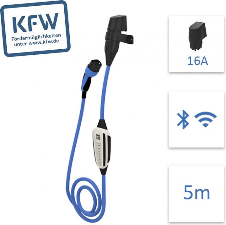 Actual product image Dinitech KFW SELECT5M NRGkick KfW Select 5m (Type 2, 22 kW, 32 A, Type 2)
