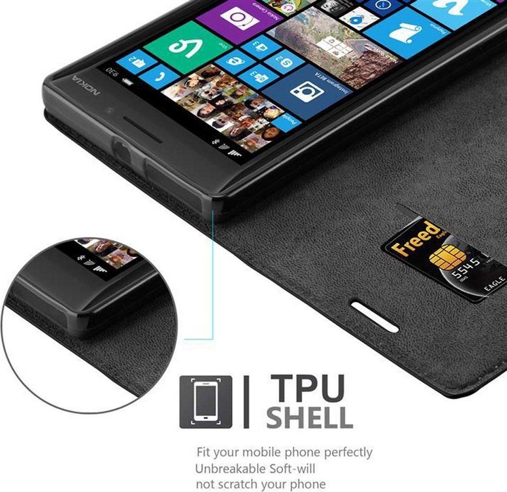 Actual product image Cadorabo Book Invisible Magnet Cover (Nokia Lumia 930, Nokia Lumia Icon 929)