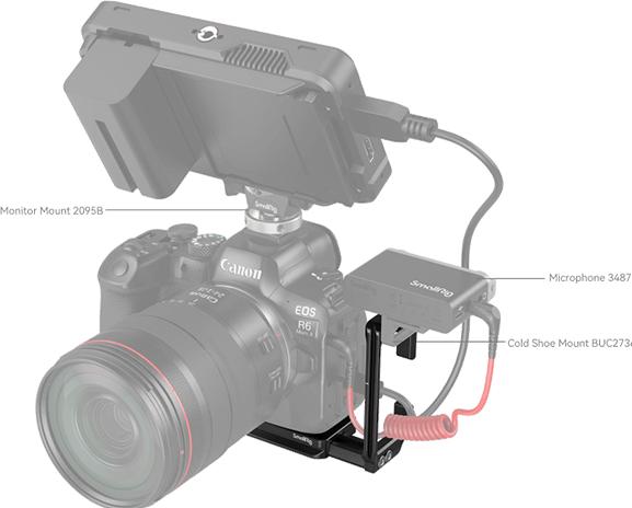 Produktbild SmallRig L-Shape Mount Plate for Canon EOS R6 Mark II / EOS R5 / EOS R5 C / EOS R6 4160B (Metall)