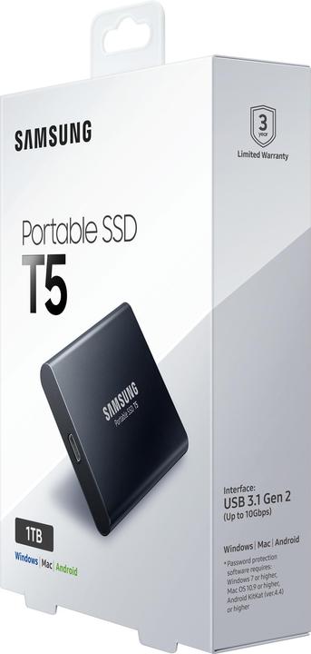 Image du produit Samsung T5 portable (1000 Go)