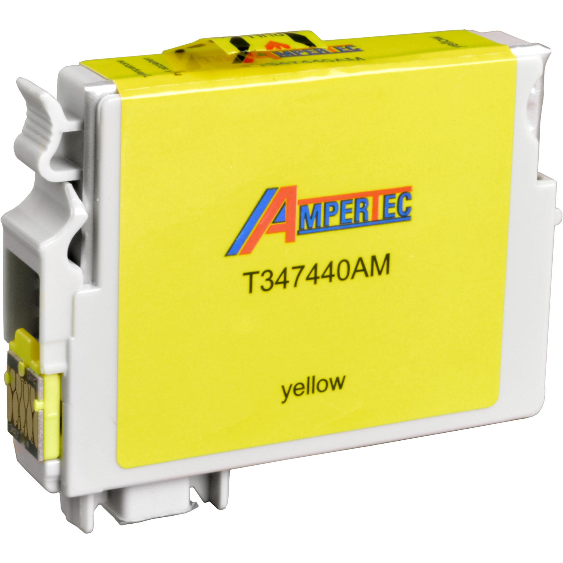Ampertec, Druckerpatrone, Tinte ersetzt Epson C13T34744010 34XL yellow (Y)