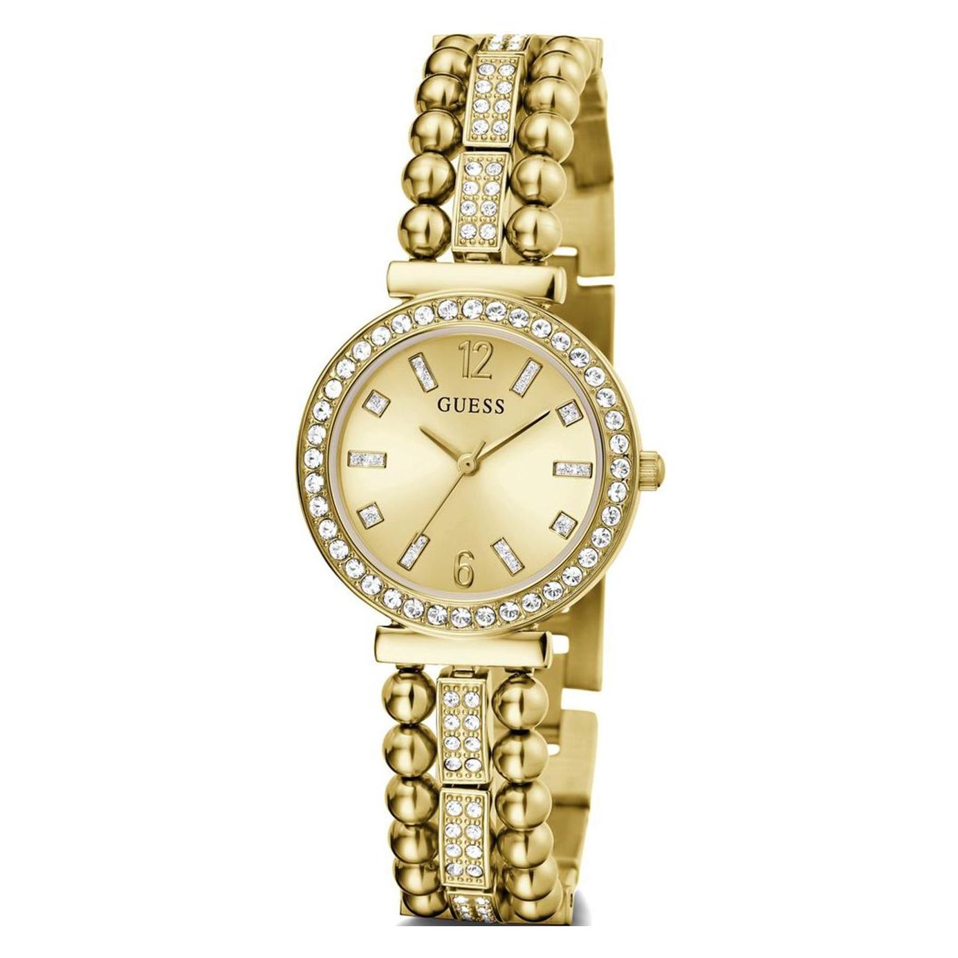 Guess, Horloge, Gala, Goud, (Analoog horloge, 30 mm)