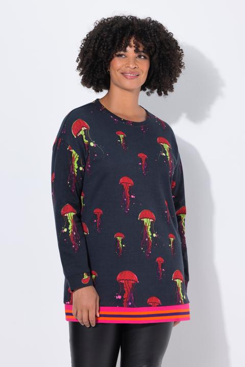 Produktbild Angel of Style Sweatshirt, Loose Fit, Quallen-Muster (58)