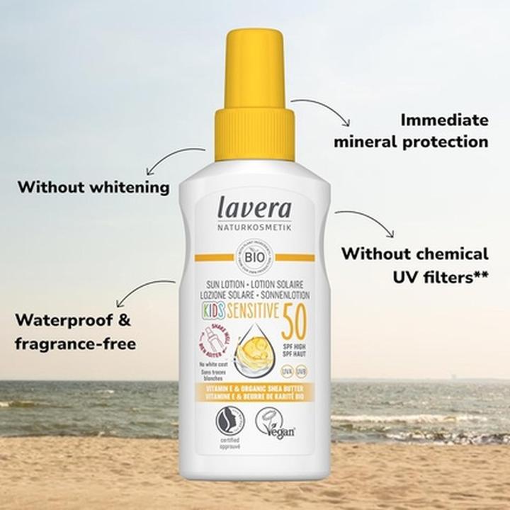 Produktbild Lavera Sensitiv Kids (Sonnenlotion, SPF 50, 100 ml, 500 g)