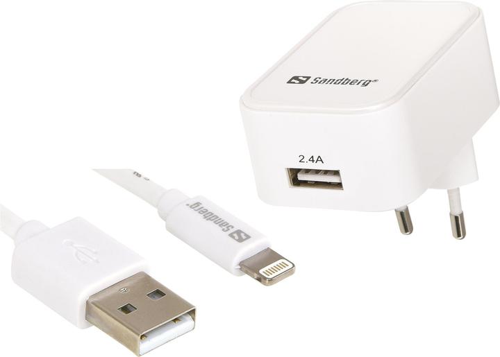 Image du produit Sandberg Chargeur AC EU Lightning (2 ports)