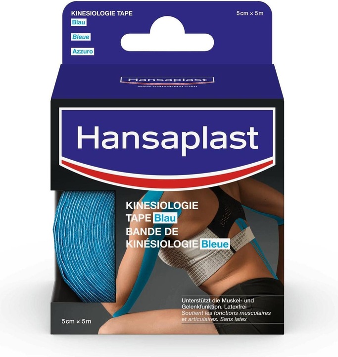 Immagine prodotto Hansaplast banda di kinésiologie bleu (5 m)