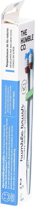 Actual product image The Humble Co. Vegetable Soft Toothbrushes (Soft, 2x)