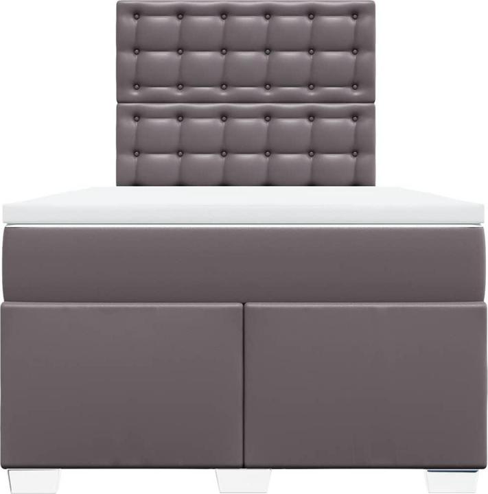 Image du produit vidaXL Bo x lit de saut avec matelas 120 x 200 cm similicuir (120 x 200 cm)