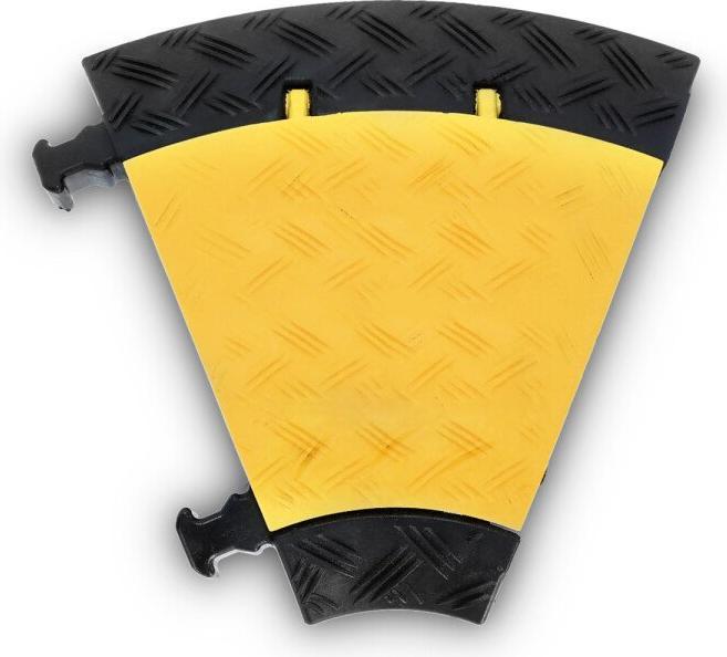 Actual product image Defender MINI C MK2 | LEFT - Cable bridge 3 channels | 45° bend left | medium load | height 5cm (Cable bridge)