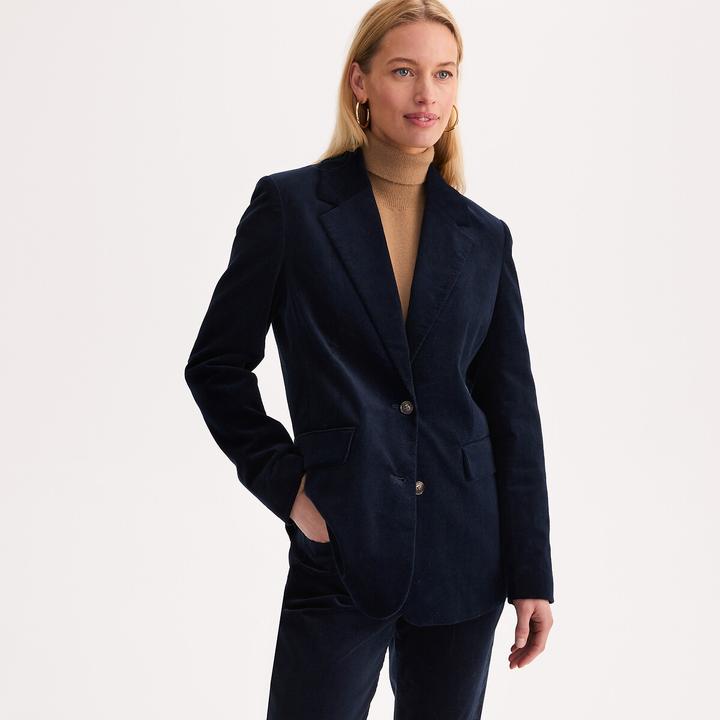 Actual product image Anne Weyburn Cordsamtblazer (34)