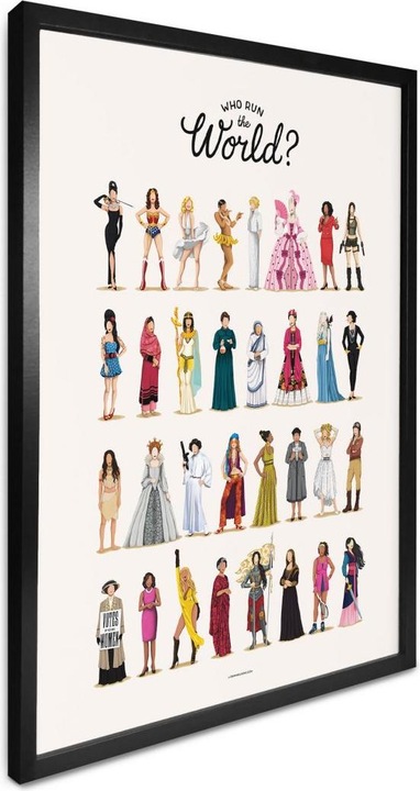 Produktbild Trenddeko Tohmé - Who run the World (50 x 60 cm)