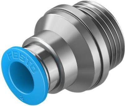 Actual product image Festo Push-in Fitting, Male G3/8, 8mm, Hex