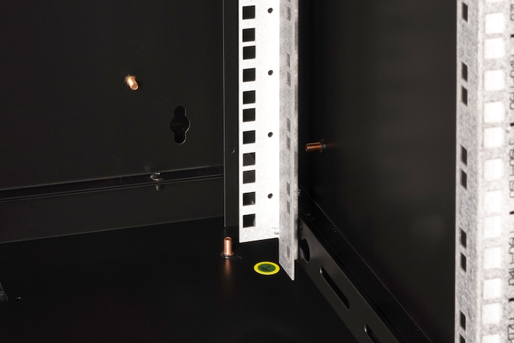 Actual product image Digitus DN-19 09U-6/6-SW Wall cabinet black (9 RU, 19 inch rack)