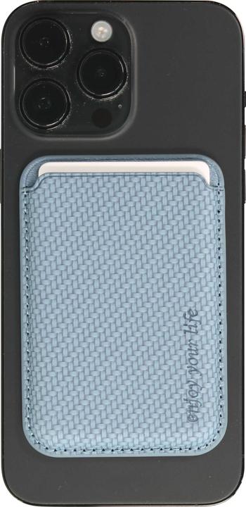 Image du produit PhoneLook Porte-cartes magnétique wallet effet carbone Compatible avec MagSafe (Apple iPhone 12)