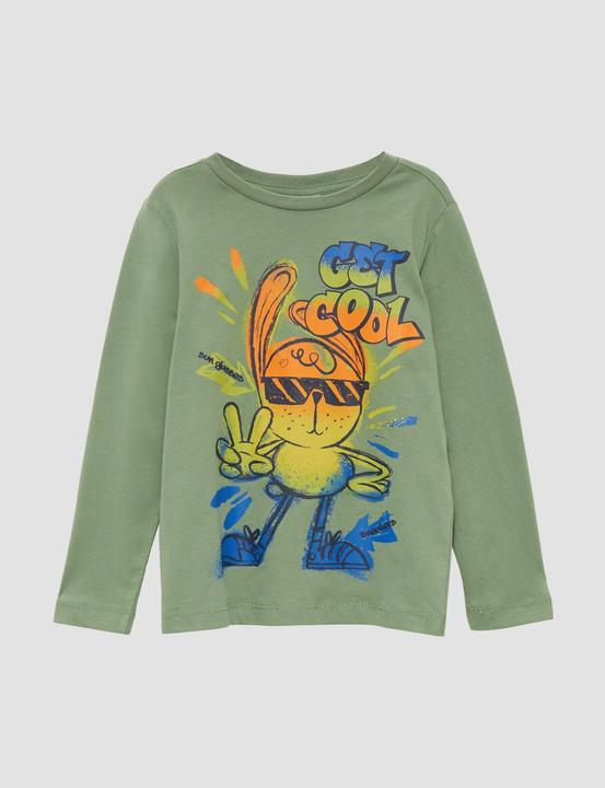 Produktbild s.Oliver T-Shirt Longsleeve mit Frontprint (92)