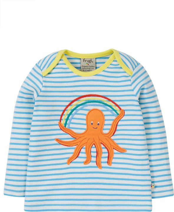 Immagine prodotto Frugi Camicia per bambini Bobby Beluga Blu (10XL, 11XL, 12XL)