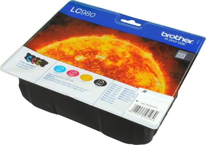 Actual product image Brother LC-980 Value Pack (M, C, Y, FC)