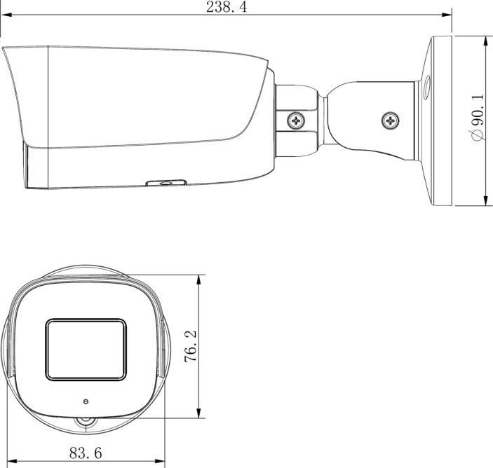 Image du produit Urmet Grothe VK 1099/521 Caméra IP bullet 5MPX (2592 x 1944 pixels)