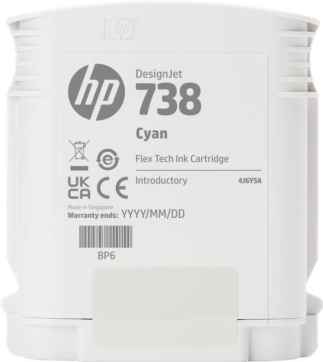 Produktbild HP 738 130-ml Yellow DesignJet Ink Cartridge (Y)