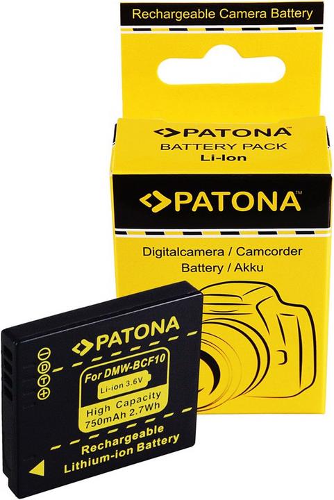 Actual product image Patona DMW-BCF10 (Camera battery)